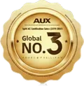 AUX: global No.3 in split air conditioner certification sales, 2019–2023