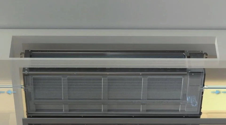 AUX one-way cassette indoor unit in a ceiling