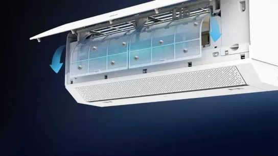 AUX C-Series air conditioner: silver-ion filter